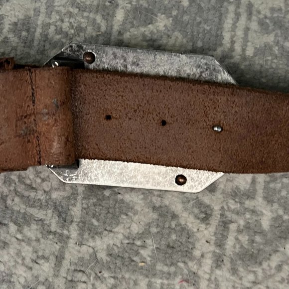 Streets Ahead: Rustic Leather Belt - Picture 4 of 10